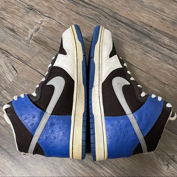 Nike Dunk High Premium White Silver Blue Varsity Authentic 316424-101 Men 9 Rare main image 12